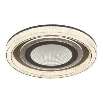 Oświetlenie Globo Alsuna Lampa sufitowa LED Antracytowy, 1-punktowy, Zdalne sterowanie
