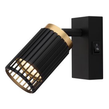 Oświetlenie Globo und lampa sufitowa, spot sufitowy, kinkiet, spot ścienny czarny, 1-punktowy