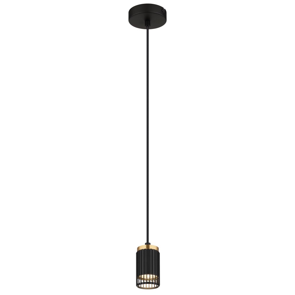 Oświetlenie Globo Korben Lampa wisząca Czarny, 1-punktowy main product photo