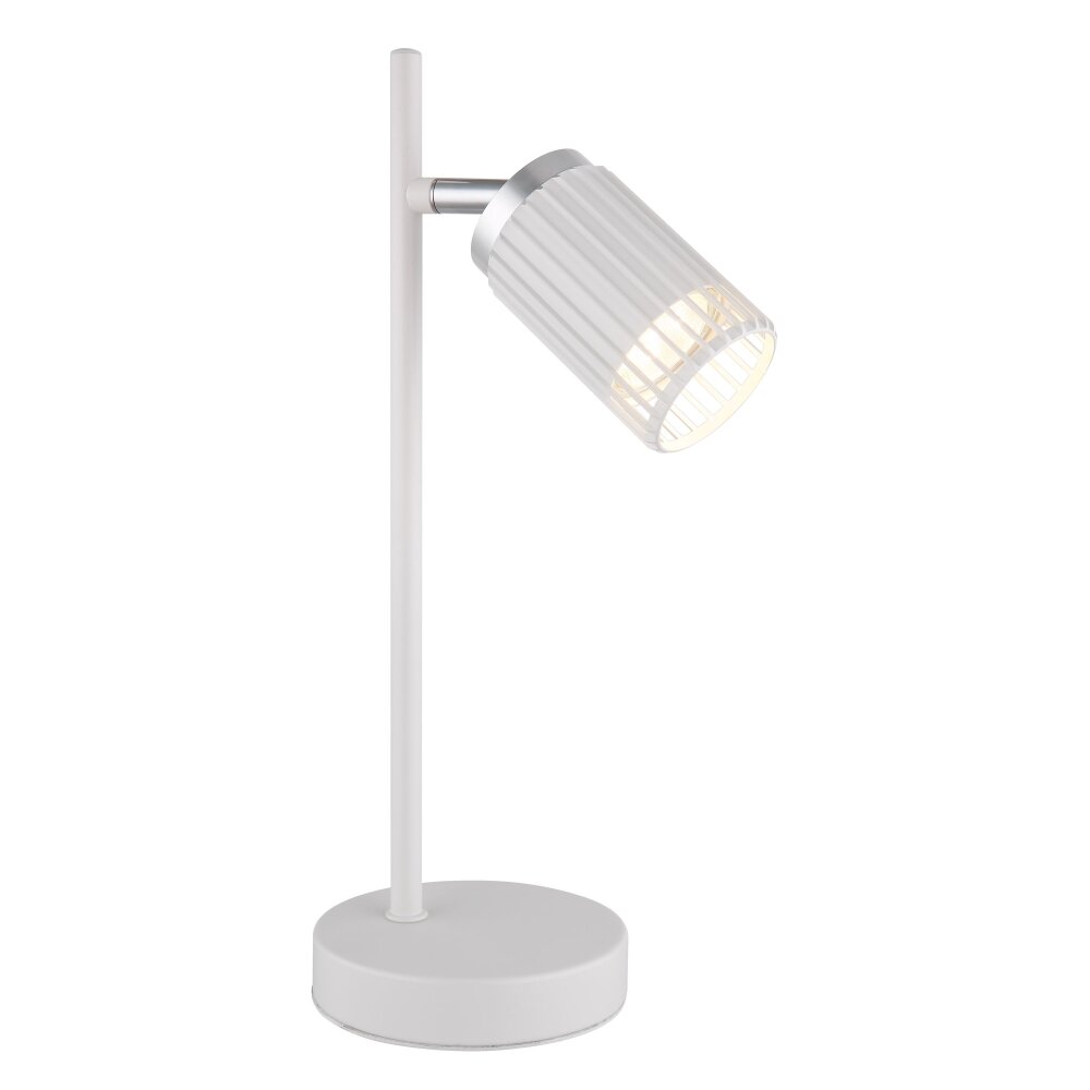 Oświetlenie Globo Korben Lampa stołowa Biały, 1-punktowy main product photo