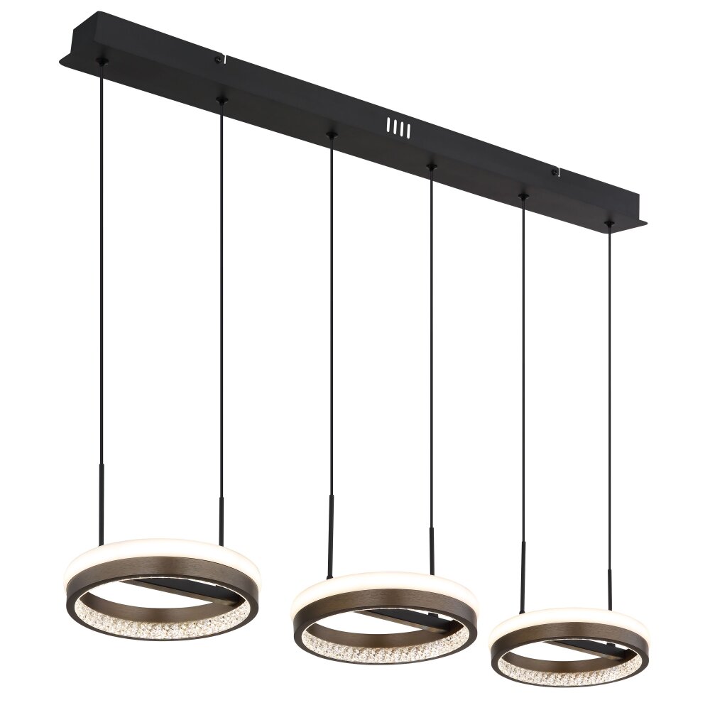 Oświetlenie Globo Della Lampa wisząca LED Czarny, 1-punktowy main product photo