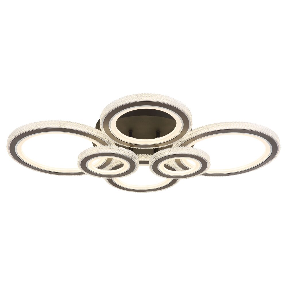 Oświetlenie Globo Kora Lampa sufitowa LED Czarny, 1-punktowy, Zdalne sterowanie main product photo