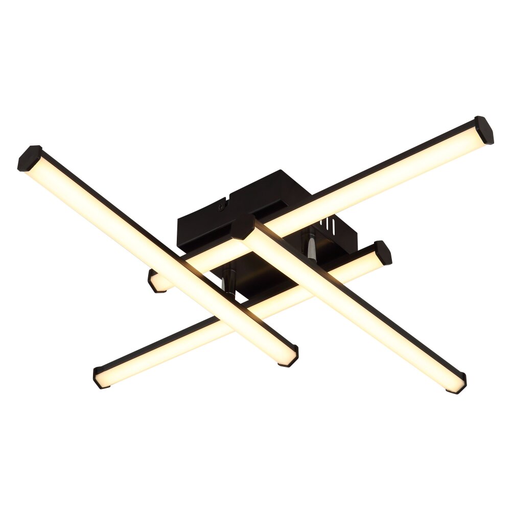 Oświetlenie Globo Kirina Lampa sufitowa LED Czarny, 1-punktowy main product photo