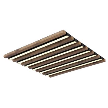 Oświetlenie Globo Hayden lampa sufitowa LED kolory naturalne, czarny, 1-punktowy