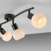 Oświetlenie Leuchten Direkt LOKI Lampa sufitowa LED Czarny, 3-punktowe
