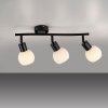 Oświetlenie Leuchten Direkt LOKI Lampa sufitowa LED Czarny, 3-punktowe