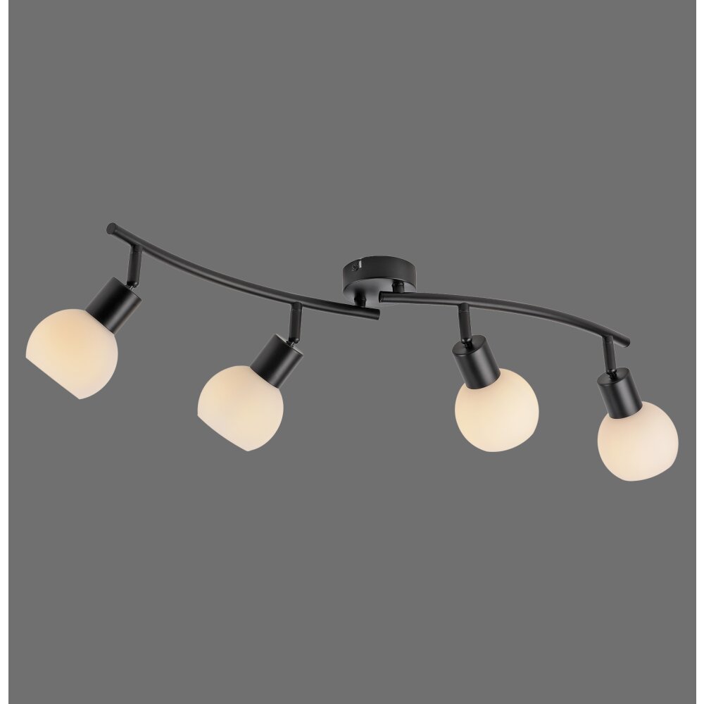 Oświetlenie Leuchten Direkt LOKI Lampa sufitowa LED Czarny, 4-punktowe main product photo