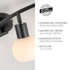 Oświetlenie Leuchten Direkt LOKI Lampa sufitowa LED Czarny, 4-punktowe