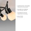 Oświetlenie Leuchten Direkt LOKI Lampa sufitowa LED Czarny, 6-punktowe