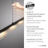 Oświetlenie Leuchten Direkt NELE Lampa wisząca LED Czarny, 1-punktowy