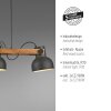 Oświetlenie Leuchten Direkt 2.0 Lampa wisząca LED Brązowy, Czarny, 3-punktowe