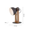 Oświetlenie Leuchten Direkt 2.0 Lampa stołowa LED Brązowy, Czarny, 1-punktowy
