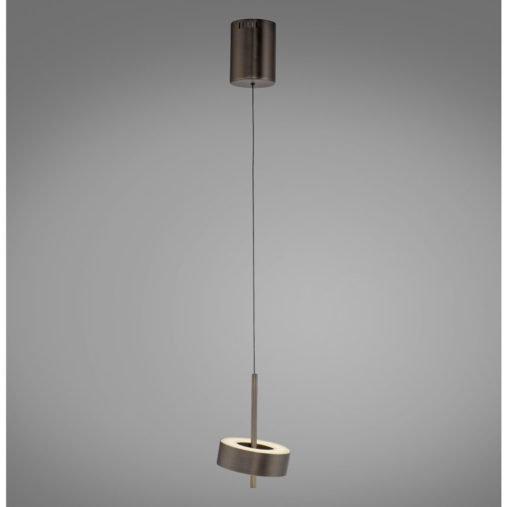 Oświetlenie Paul Neuhaus Q-Rotate Lampa wisząca LED Brązowy, 1-punktowy, Zdalne sterowanie main product photo