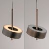 Paul Neuhaus Q-Serie Q-Rotate Lampa wisząca LED Brązowy, 1-punktowy, Zdalne sterowanie