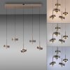 Paul Neuhaus Q-Serie Q-Rotate Lampa wisząca LED Brązowy, 5-punktowe, Zdalne sterowanie