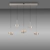 Oświetlenie Paul Neuhaus Q-Rotate Lampa wisząca LED Srebrny, 5-punktowe