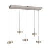 Paul Neuhaus Q-Serie Q-Rotate Lampa wisząca LED Srebrny, 5-punktowe