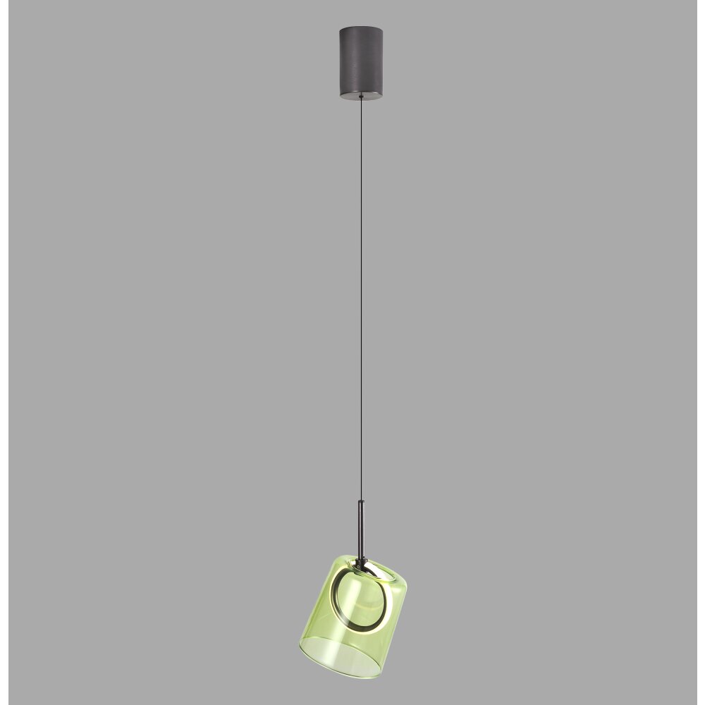 Oświetlenie Paul Neuhaus Zula Lampa wisząca LED Brązowy, 1-punktowy main product photo