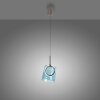 Oświetlenie Paul Neuhaus Zula Lampa wisząca LED Brązowy, 1-punktowy