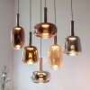 Oświetlenie Paul Neuhaus Irides Lampa wisząca LED Brązowy, 6-punktowe