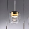Paul Neuhaus Q-Serie Q-Kon Lampa wisząca LED Brązowy, 1-punktowy, Zdalne sterowanie