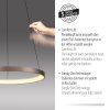 Oświetlenie Paul Neuhaus Hoop Lampa wisząca LED Brązowy, 1-punktowy