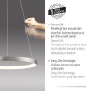 Oświetlenie Paul Neuhaus Hoop Lampa wisząca LED Srebrny, 1-punktowy