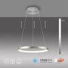 Oświetlenie Paul Neuhaus Hoop Lampa wisząca LED Srebrny, 1-punktowy