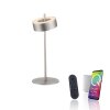 Paul Neuhaus Q-Serie Q-Rotate lampa stołowa LED srebrny, 1-punktowy