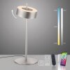 Paul Neuhaus Q-Serie Q-Rotate lampa stołowa LED srebrny, 1-punktowy