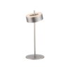 Paul Neuhaus Q-Serie Q-Rotate lampa stołowa LED srebrny, 1-punktowy