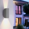 Oświetlenie Paul Neuhaus Block Lampa ścienna LED Szary, 2-punktowe
