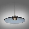 Oświetlenie Paul Neuhaus E-Moon Lampa wisząca LED Szary, 2-punktowe, Zdalne sterowanie