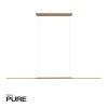 Oświetlenie Paul Neuhaus Surface Lampa wisząca LED Brązowy, 1-punktowy