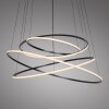 Oświetlenie Paul Neuhaus Rings Lampa wisząca LED Szary, 1-punktowy, Zdalne sterowanie