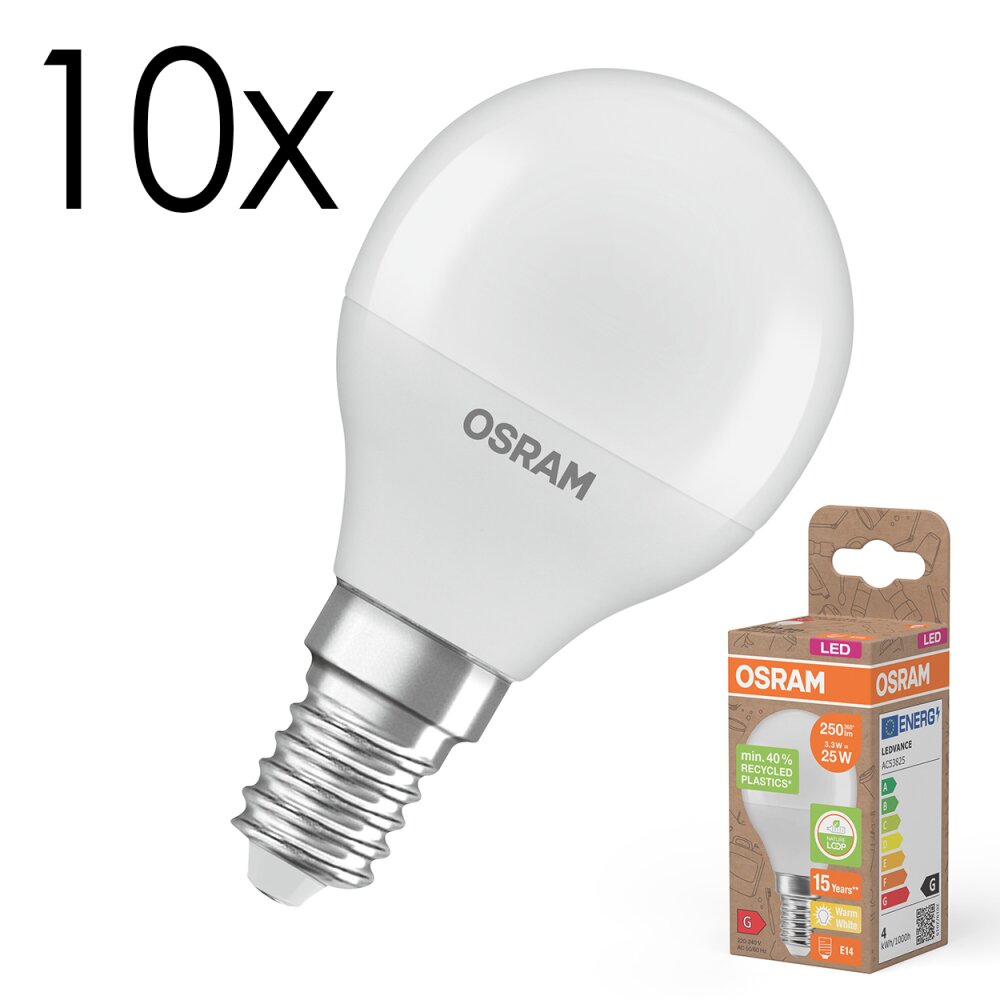 Oświetlenie Osram E14 3.3 Watt ciepły biały 250 Lumen main product photo