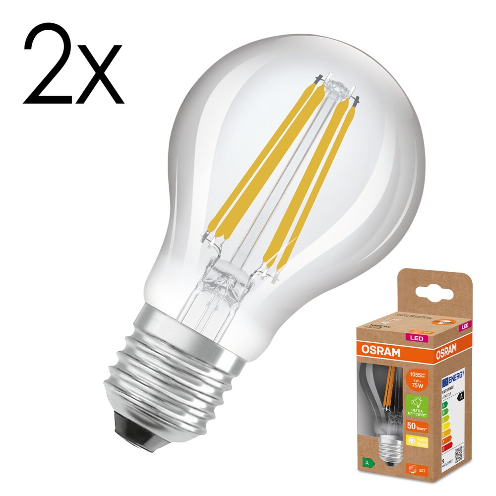 Oświetlenie Osram E27 5 Watt ciepły biały 1055 Lumen main product photo