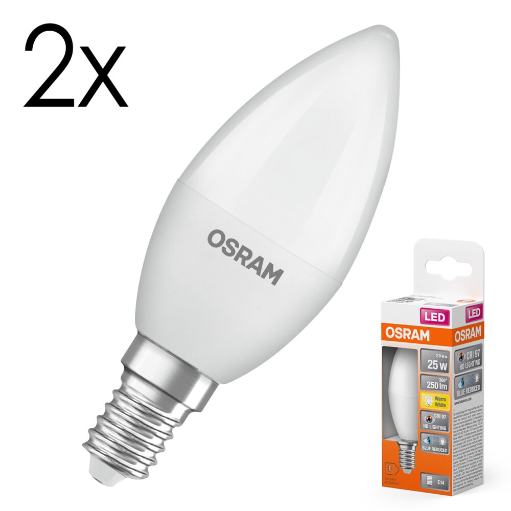 Oświetlenie Osram E14 LED 2.8 Watt ciepły biały 245 Lumen main product photo