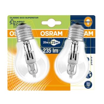 OSRAM E27 20W 2700 Kelvin 235 Lumen zestaw dwóch OSRAM E27 20W 2700 Kelvin 235 Lumen zestaw dwóch
