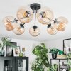 Koyoto lampa sufitowa, kula świetlna bursztynowy, 7-punktowe
