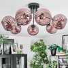 Koyoto lampa sufitowa, kula świetlna miedziany, 7-punktowe