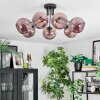 Koyoto lampa sufitowa, kula świetlna miedziany, 7-punktowe
