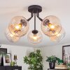 Koyoto lampa sufitowa, kula świetlna 52 cm bursztynowy, przezroczysty, 5-punktowe