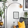 Ripoll lampa stojąca, lampa podłogowa łukowa czarny, 1-punktowy