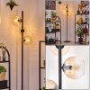 Koyoto Lampa stojąca 31 cm W kolorze bursztynu, Przezroczysty, 3-punktowe