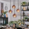 Koyoto Lampa wisząca, Kula świetlna, Lampa wiszącego klastra Przezroczysty, W kolorze miedzi, 4-punktowe