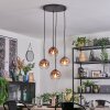 Koyoto Lampa wisząca, Kula świetlna, Lampa wiszącego klastra Przezroczysty, W kolorze miedzi, 4-punktowe