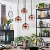 Koyoto Lampa wisząca, Kula świetlna, Lampa wiszącego klastra Przezroczysty, W kolorze miedzi, 4-punktowe
