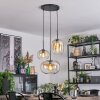 Apedo lampa wisząca, lampa wisząca, lampa wisząca kaskadowa bursztynowy, przezroczysty, 3-punktowe