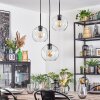 Ripoll lampa wisząca, kula świetlna, lampa wisząca kaskadowa przezroczysty, 3-punktowe